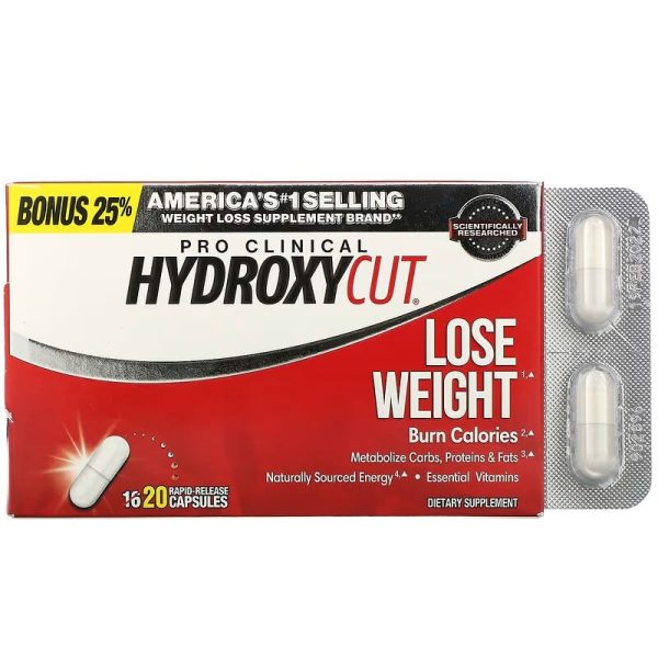 Pro Clinical Hydroxycut, Lose Weight Rapid-Release Capsules