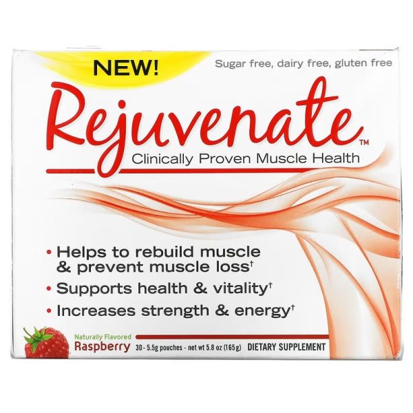 Rejuvenate, Clinically Proven Muscle Health, Raspberry, 30 Pouches